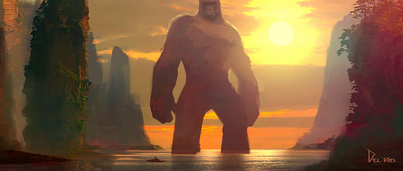 Illustration for article titled This Gorgeous Kong: Skull Island Concept Art Is Fit for a King